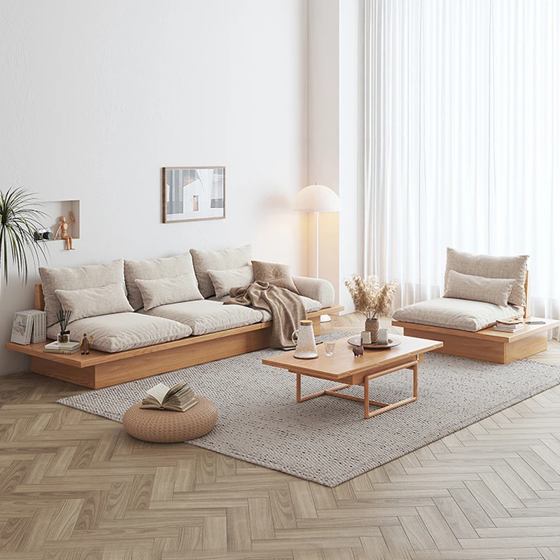 Comfortable upholstered house living room furniture fabric couch modern sectional sofa