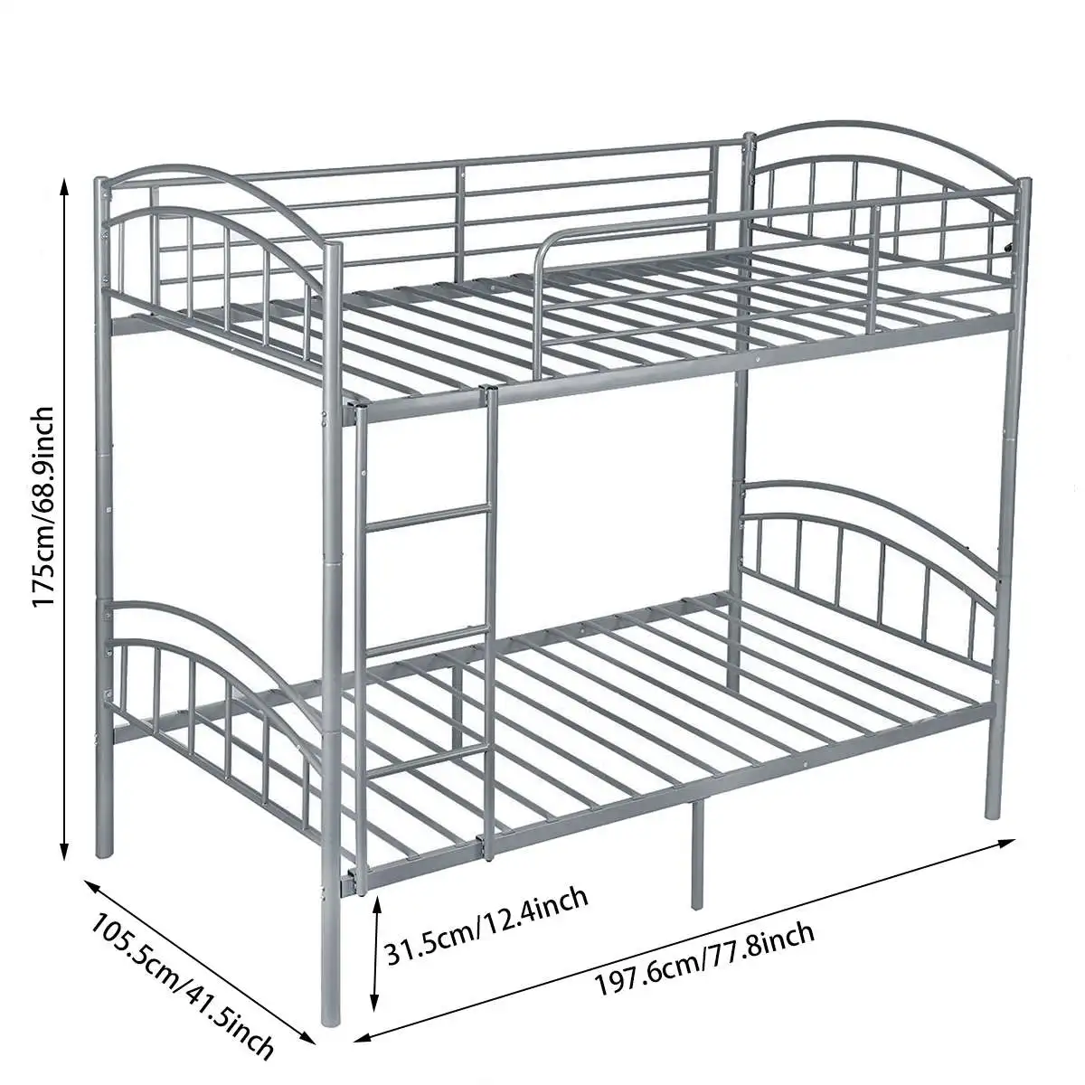 School furniture dormitory metal frame bunk bed iron dorm bunk bed adult double metal steel bed