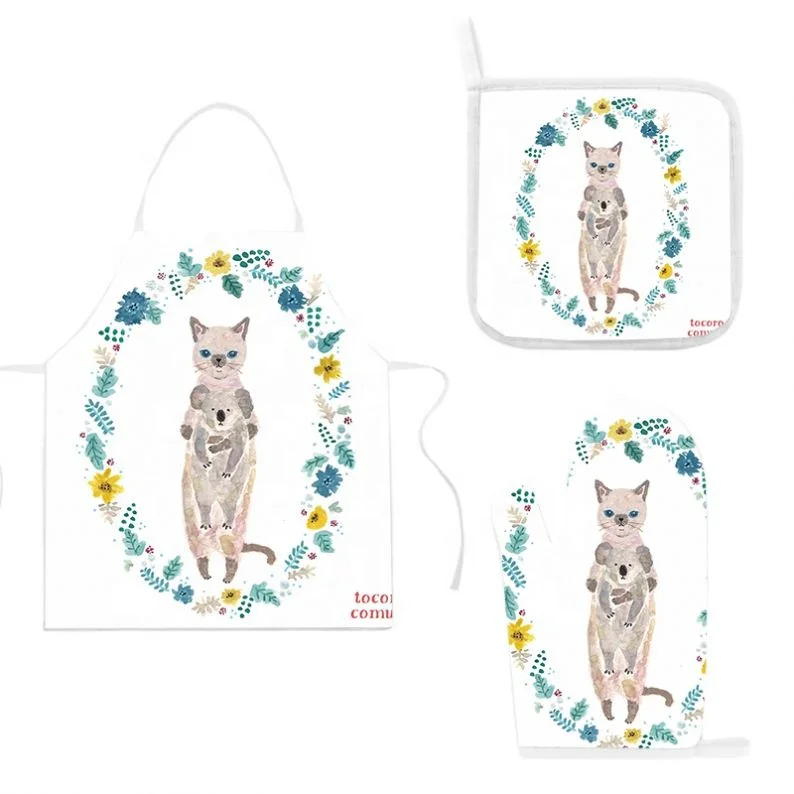 Детский многоразовый нетканый фартук из Китая