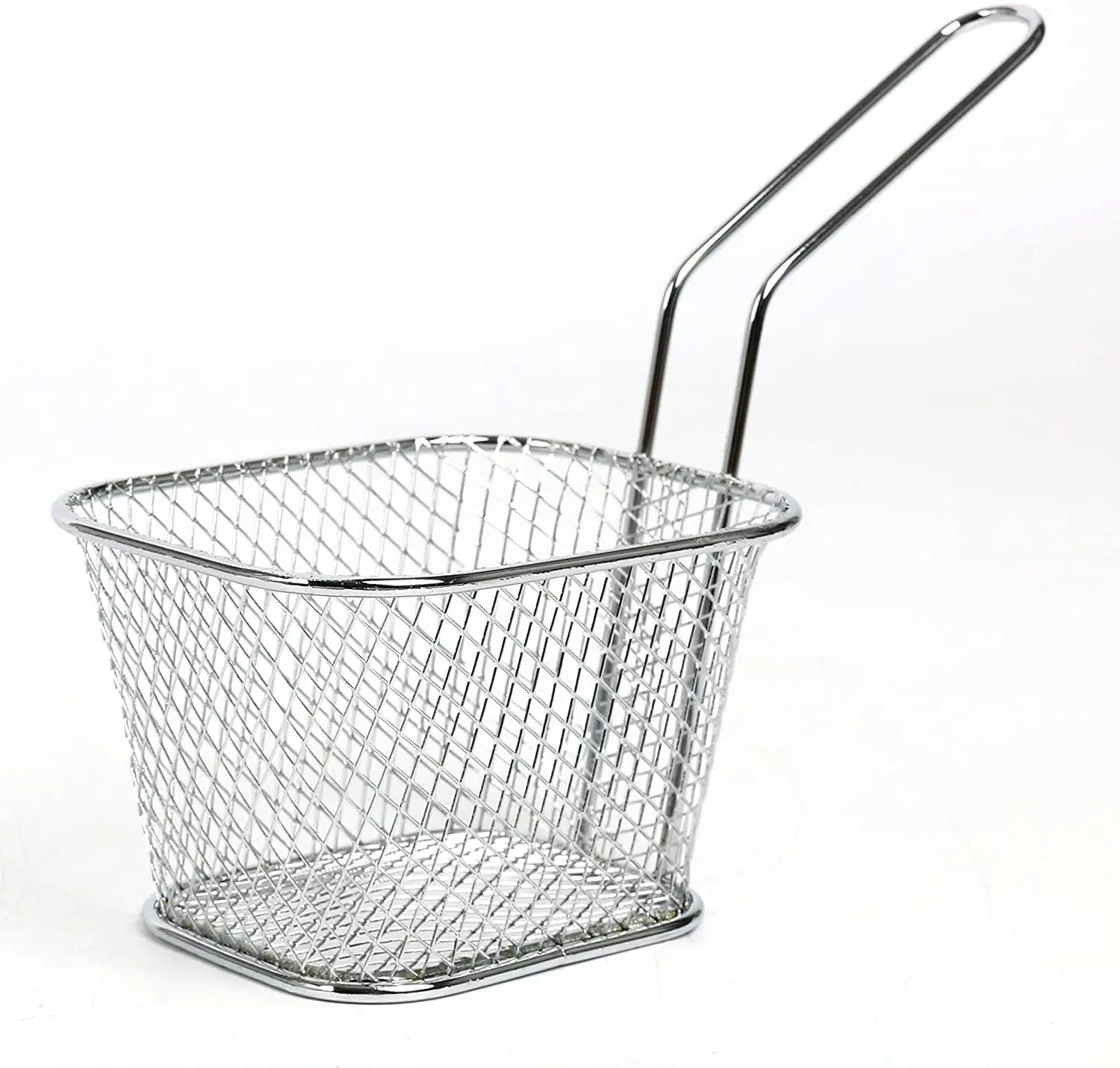 Amazon Hot selling Mini Chip Fries Basket French Fries Holder Food strainer Presentation Mesh Basket for Chips, Fries, Shrimps,