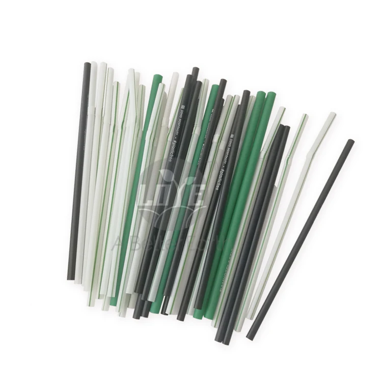 
Custom printed biodegradable straws wholesale compostable recycled watermelon juice straw disposable 