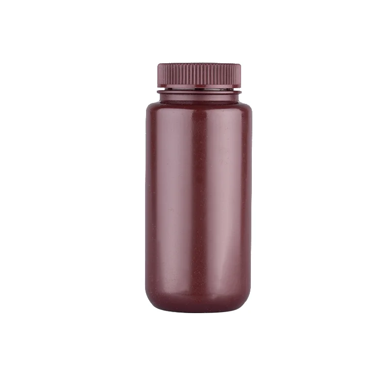250ml HDPE  Laboratory Medical Solid  plastic  reagent bottle wide mouthed reagent bottle 250ml bottle