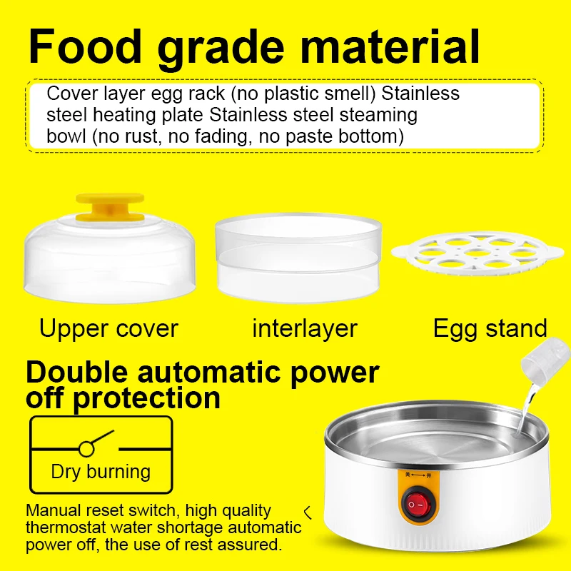 Factory wholesale custom multifunctional  portable electric dash rapid eggs cooker