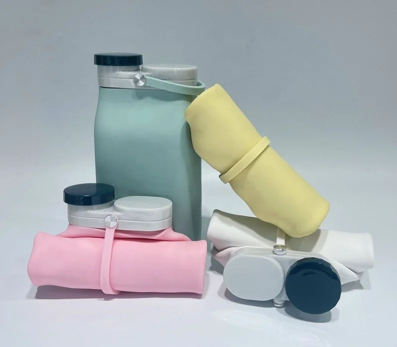 Soft Flask Custom Logo Race Outdoor Run Activity Event Collapsible Silicone Folding Drink Soft Cup
