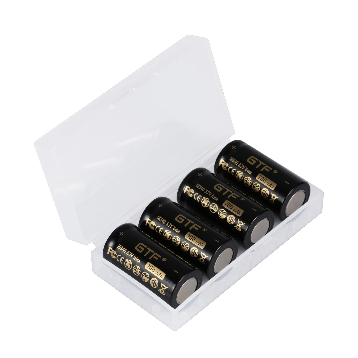 CR123A battery 16340 700mah 3.7v li-ion rechargeable battery