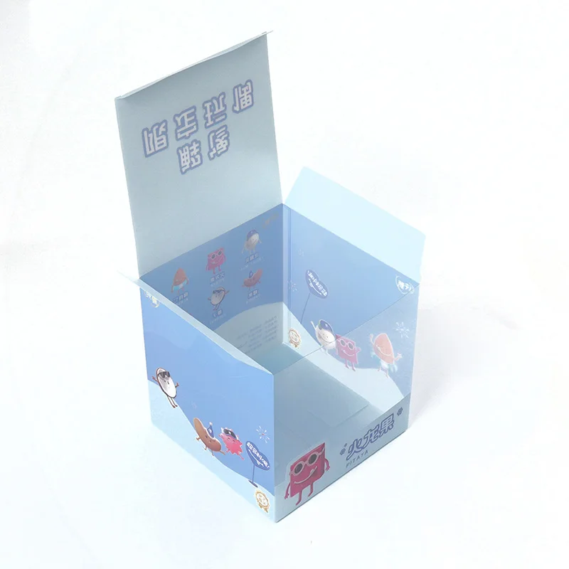 Customized small transparent PVC PET RPET PP plastic doll packaging box for gift