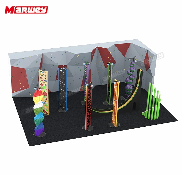 High Quality Amusement Park Kids Adults Artificial Rock Climbing Walls Professional Indoor Rock Climbing Wall For Sale