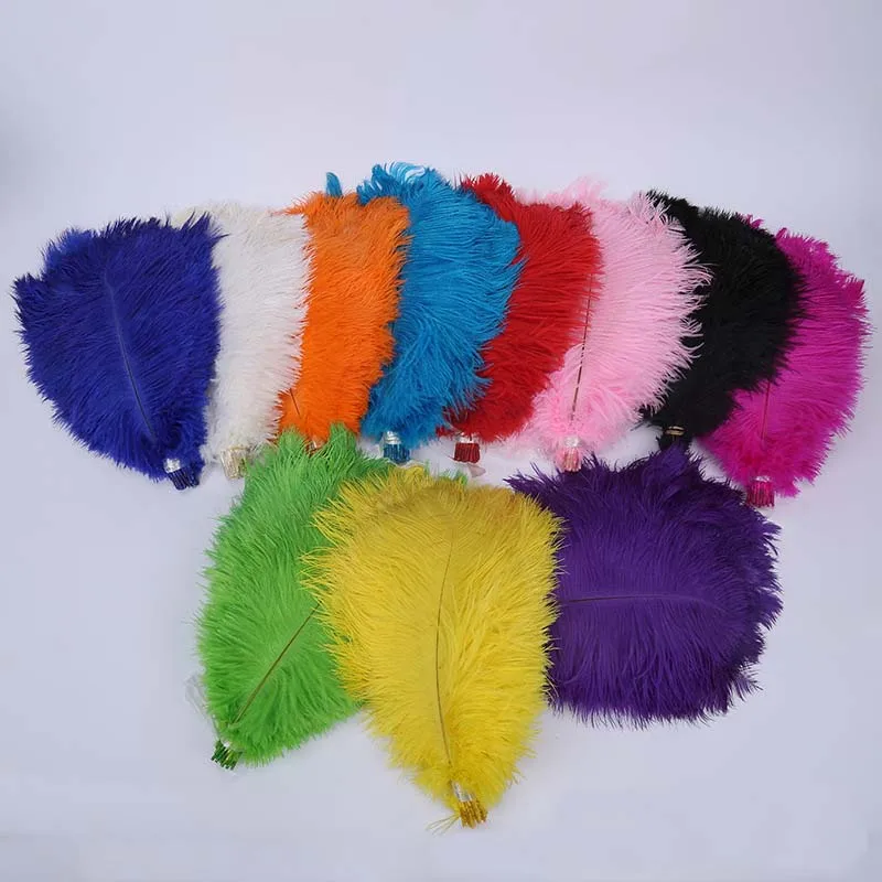 
35-40cm Natural Ostrich Feathers color feather decoration 