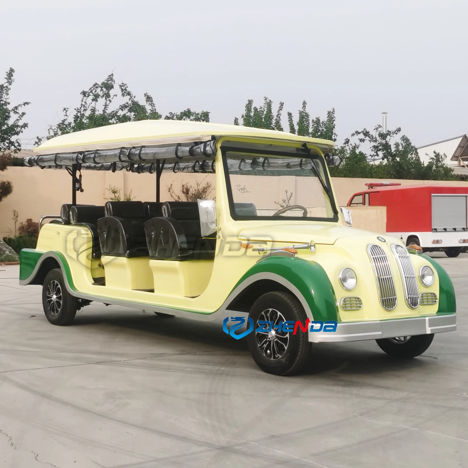 Best Selling 6 Seat Oldtimer Car 72V Vintage Electric Classic Car for Sale