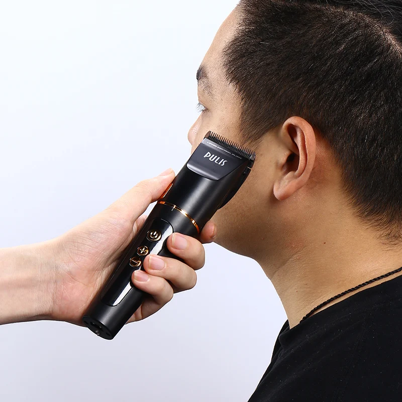 
Professional Electric Cordless Speed Control quiet baber clipper for men hair cutting and trimming 