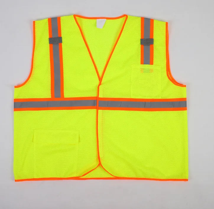 Children Multi Function Mesh Safety Vest Kids Warning Construction Reflective Safety Vest