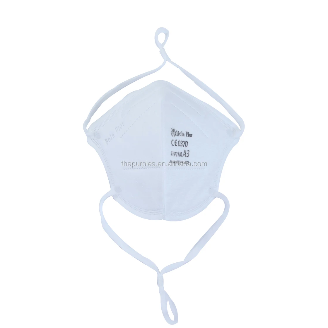 PPE NB CE Certification EN149:2001+A1:2009 Standard  ffp2 folded mask face without valve