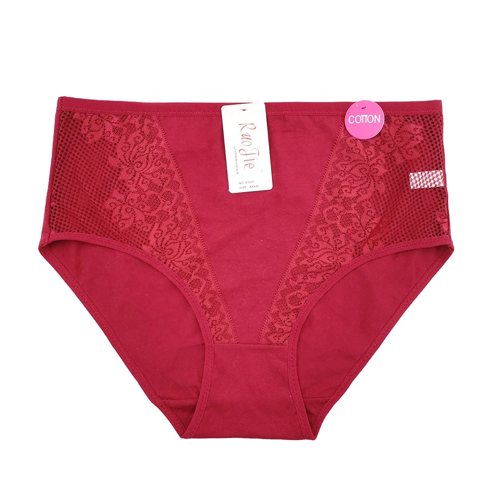 61007 Лидер продаж трусики всех размеров, бесплатная доставка, обувь для женщин; Хлопковая Женская Нижнее белье из чистого однотонные 4Xl трусы большой жира женские хлопковые трусы для детей