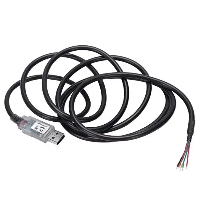 Оптовая продажа FTDI чип usb к RS485 кабель с TX/RX светодиоды конец провода 1 8 м USB-RS485-WE совместим или более индивидуальная Настройка приветствуется