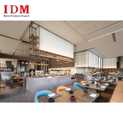 Custom Made Modern Nordic 5 Star Hotel Dubai Luxury Eco Friendly Restaurant Furniture Restaurant Hotel Furniture