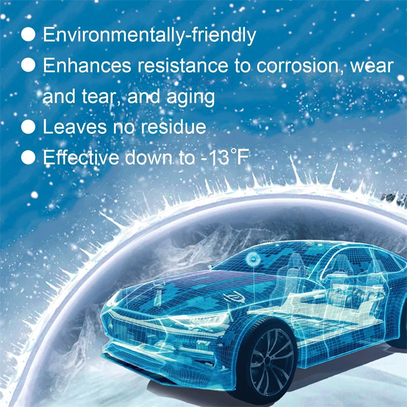 RAYHONG 20pcs snow melting effervescent tablets car glass deicing defrosting tablet efficient ice melter for car snow removal