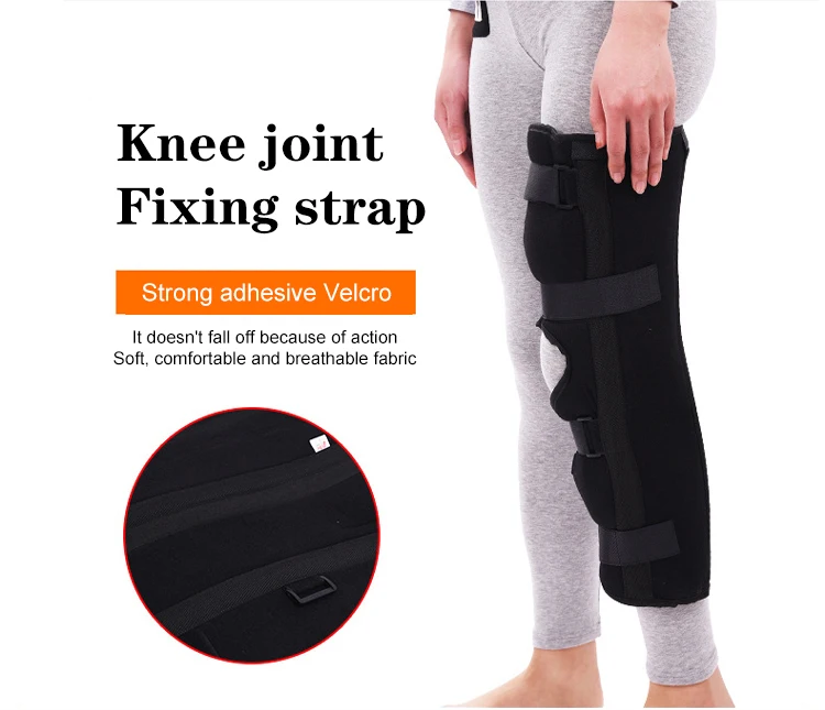 Wholesale Factory Direct Price Medical Knee Immobilizing Orthosis Breathable Hinged Knee Pad Leg Brace for Orthopedic Support