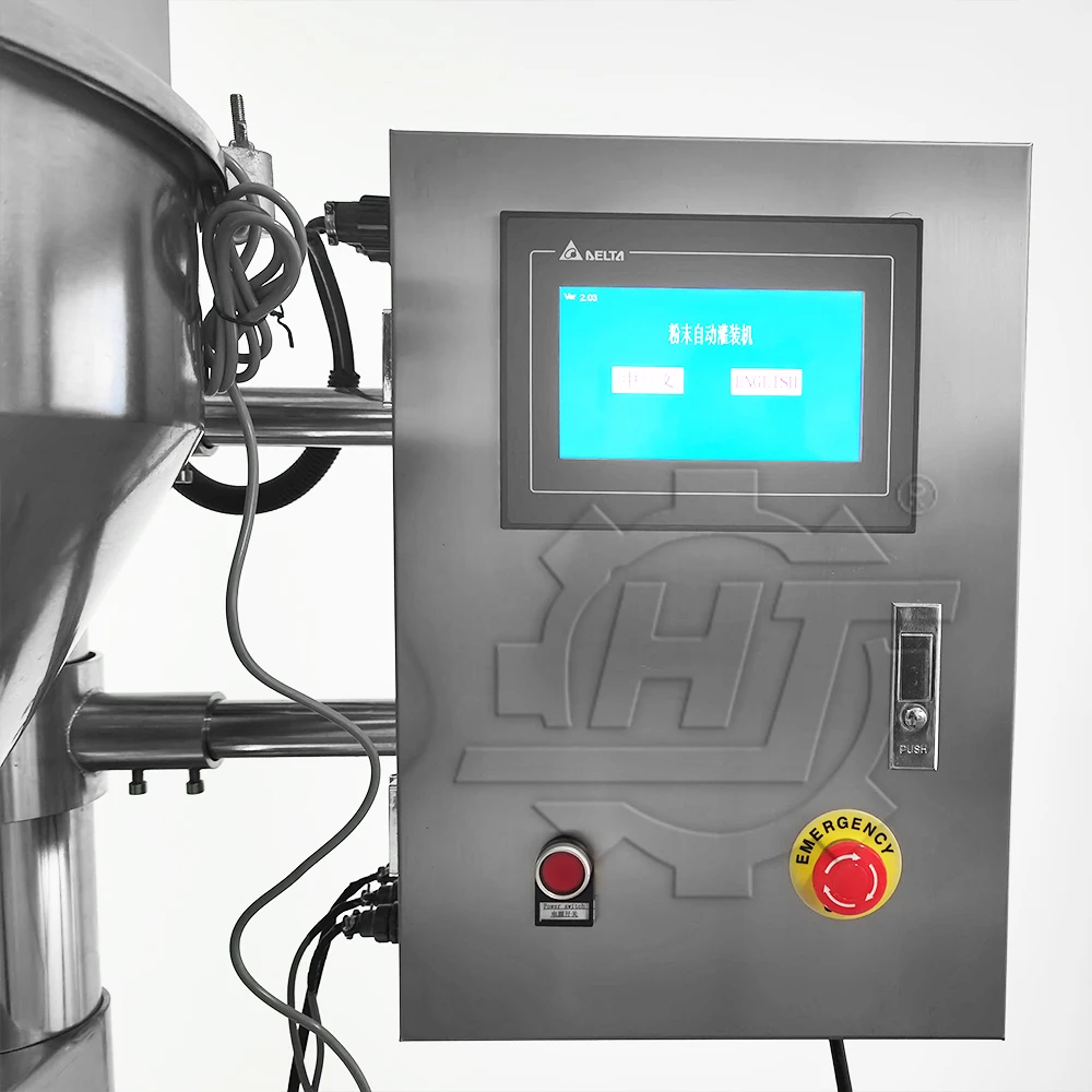 PF-2A Semi Automatic Coffee Powder Filling Packing Machine Auger Filler Pouch Filling Machine Spice Flour Milk Detergent Powder