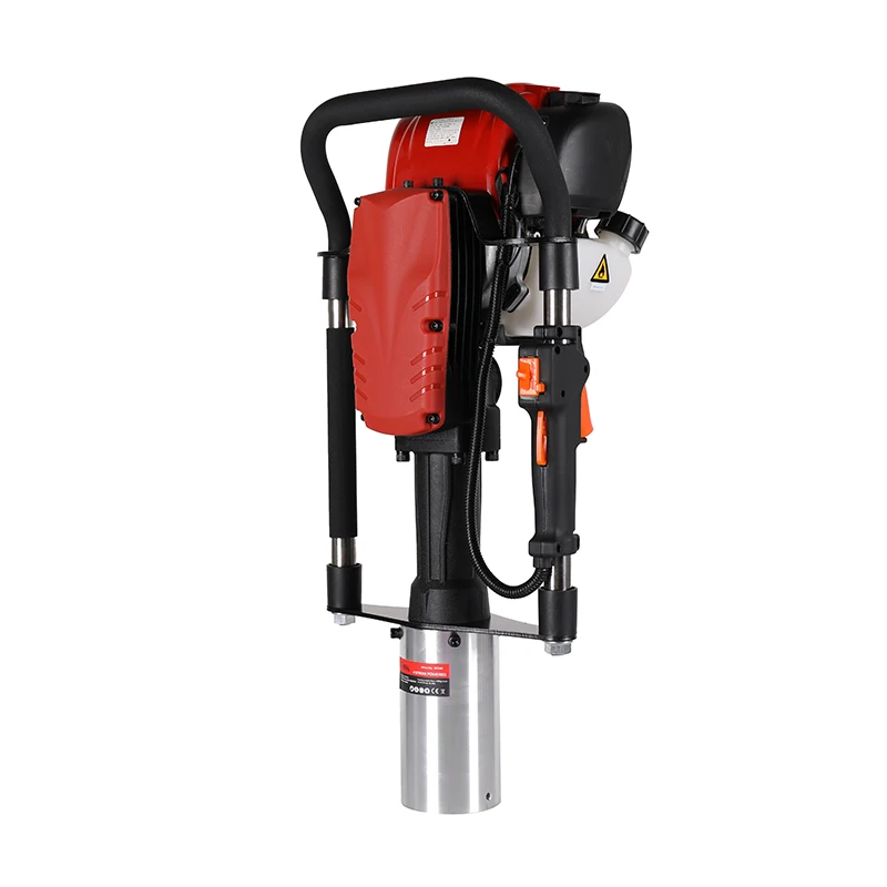Compact Hand-held Post Driver DPD-80 with Low Noise 4-Stroke Engine For Homeyard Fence
