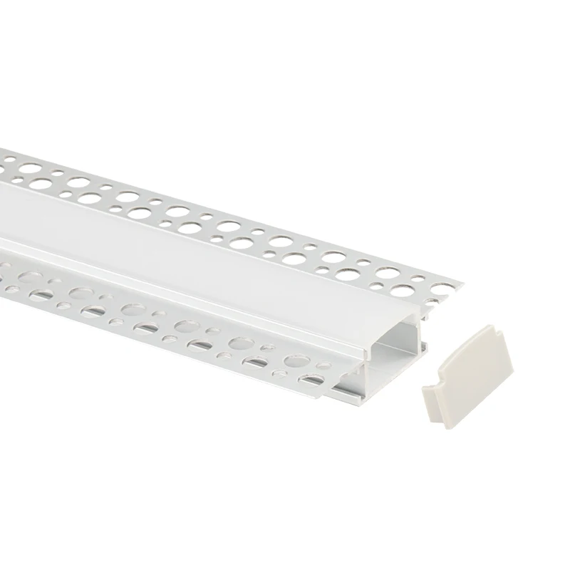 For Led Light Extrusion Housing Channel With PC PMMA Cover Endcaps Clip Led Strip Aluminum Profile