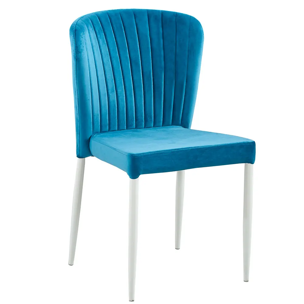 Concise Style Banquet Stackable Velvet Upholstered Dining Chairs Wholesale
