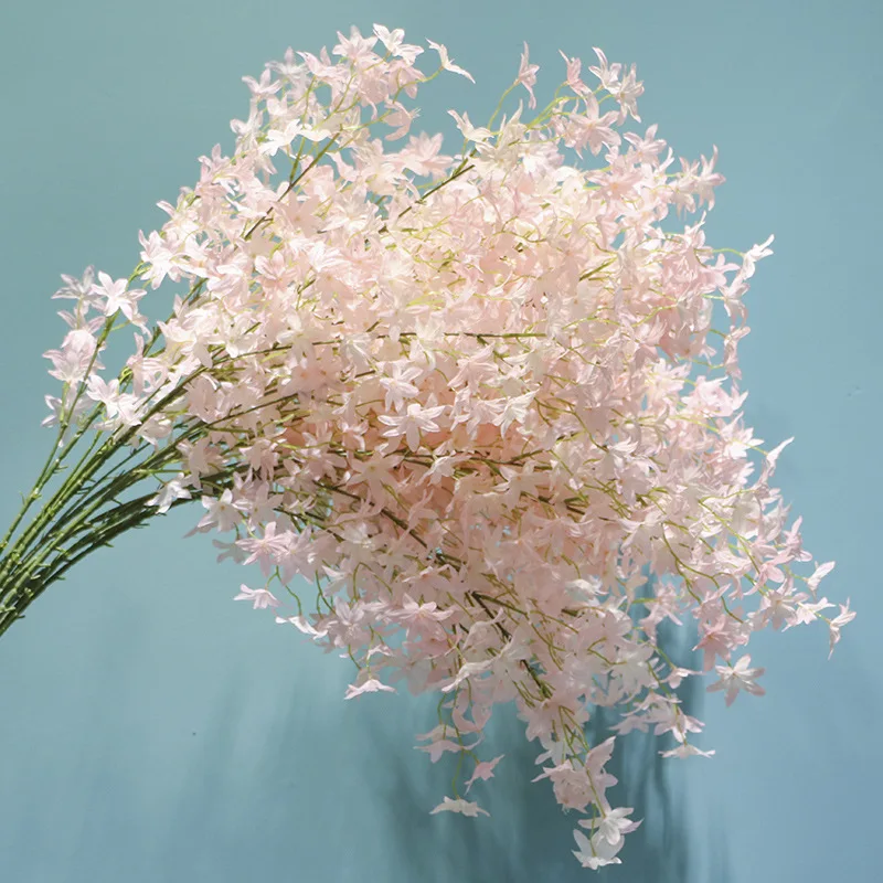 Cheap wholesale real touch white flowers decorative plants artificial orchid for home decor
