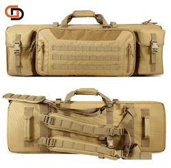 Soft Double Rifle Bag Tactical Long Rifle Backpack, Portable Shotgun Case for Firearm Storage and Transportation  Duffel Bag