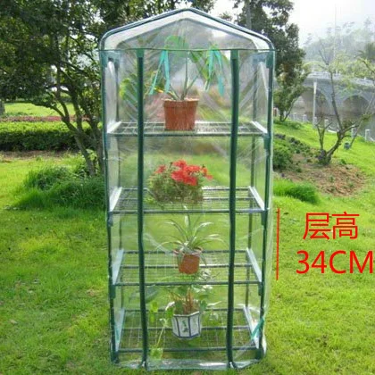 Легко собранный комплект для теплицы из ПВХ, мини садовая теплица, используемая для улицы и дома
