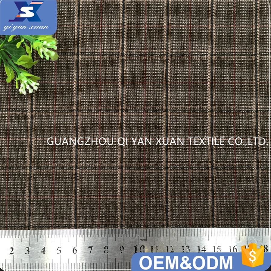 Новинка, полиэстер, вискоза, материал в клетку, Высококачественный Цвет, текстурированные мужские костюмные брюки, Блейзер, брюки, плотная ткань