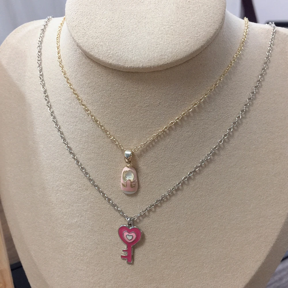 Wholesale Trend Fashionable Necklace Made In China Sterling silver Women Gold Necklaces Jewelry