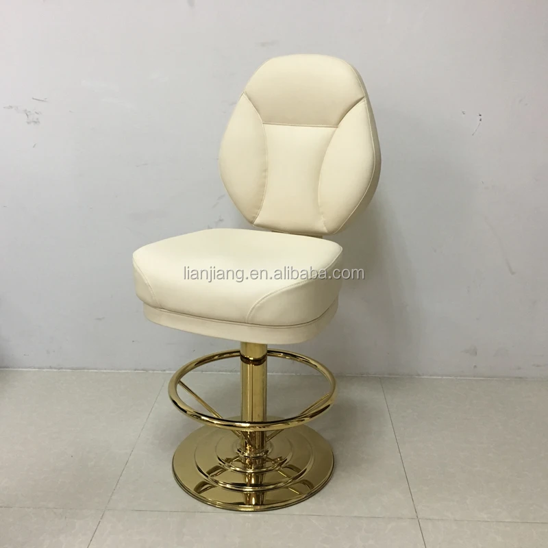 Высокое качество, новая модель, кресла для казино в виде покера с регулируемым металлическим основанием, стул для казино, деревянный барный стул, барный стул