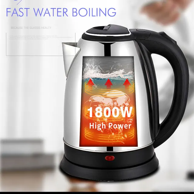 Wholesale boiler machine Kettle Stainless Steel Kitchen Electric Kettle with Milk, Honey, Tea, Coffee