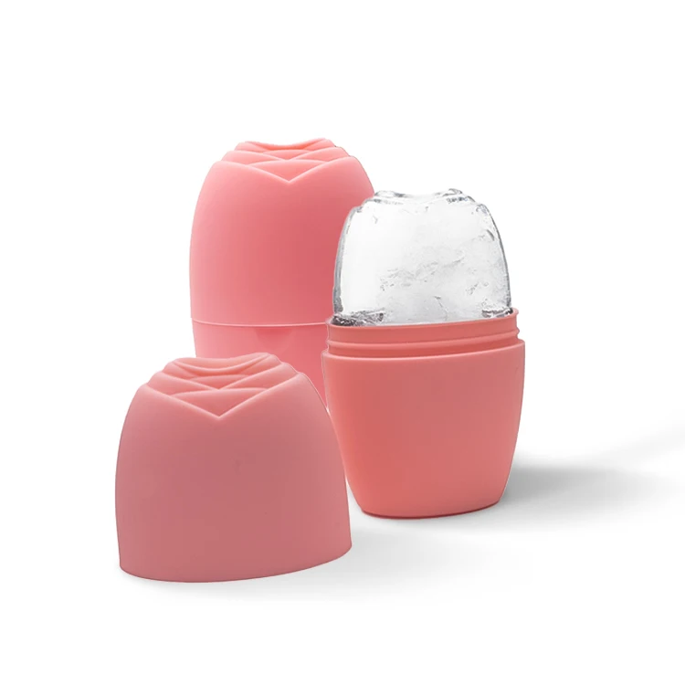 Частная этикетка для охлаждения кожи силиконовый уход за лицом льда основного хода шарообразные, ледяная лицевая куб массаж лица массажер для лица Катание на коньках ролик