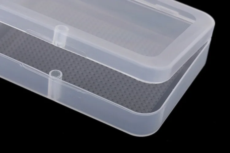 Магнитная Пряжка прямоугольная прозрачная фурнитура для упаковки визитных карточек пластиковый ящик хранения игральных карт