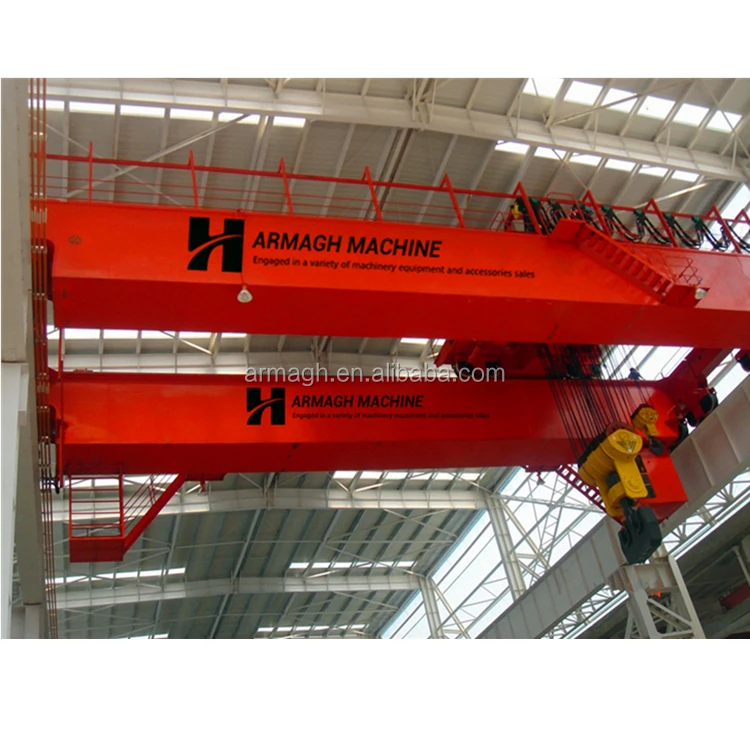 electric outdoor 30 ton qd5-50/10t model double girder overhead crane