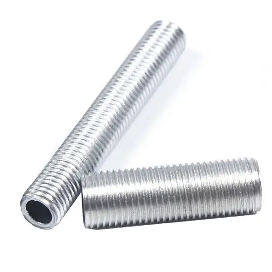 Custom size OEM  Metric threaded rods high quality stainless steel 304 316  hollow thread  rod