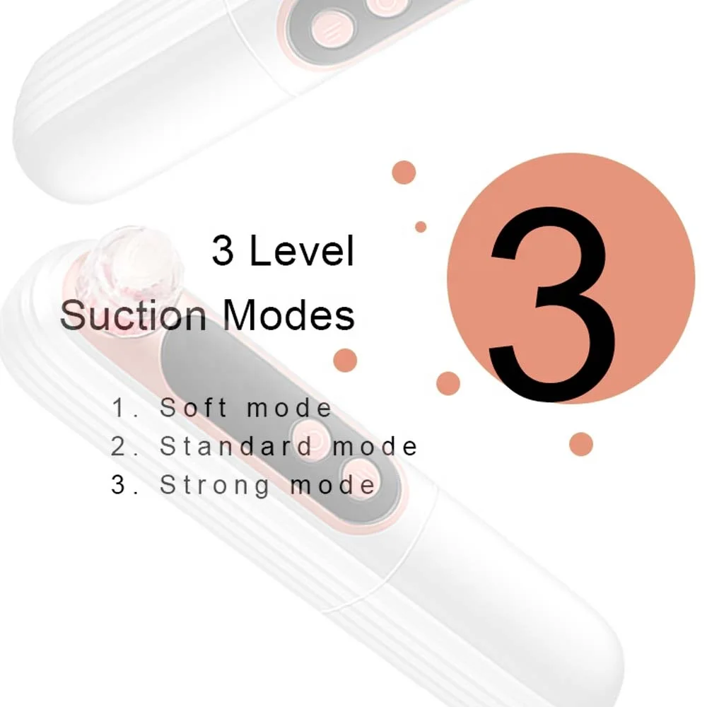 Microdermabrasion Blackhead Removal Facial Treatment Oil Absorbing Acne Absorber Nose Cleaner Blackhead Meter Vacuum Removal