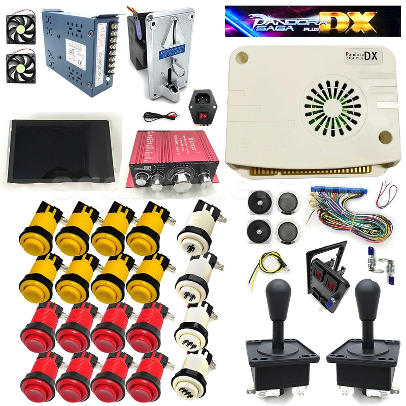 Pandoras DX Box 3D WiFi 5000 в 1 джойстик пара Кнопка Джамма монета акустическая машина наборы для аркадных игр