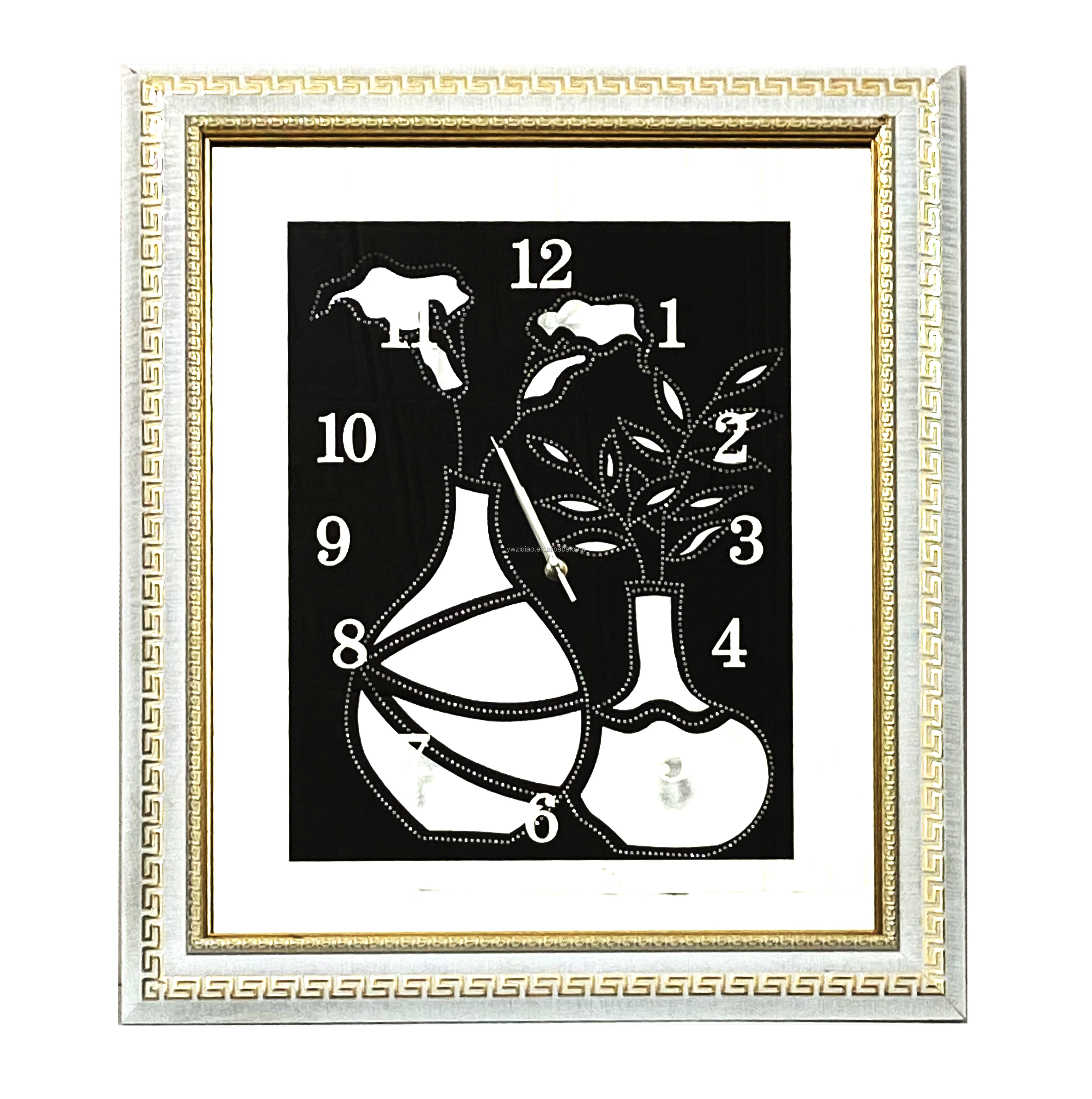 Исламский мусульманский принт стеклянные часы фоторамка для украшения дома