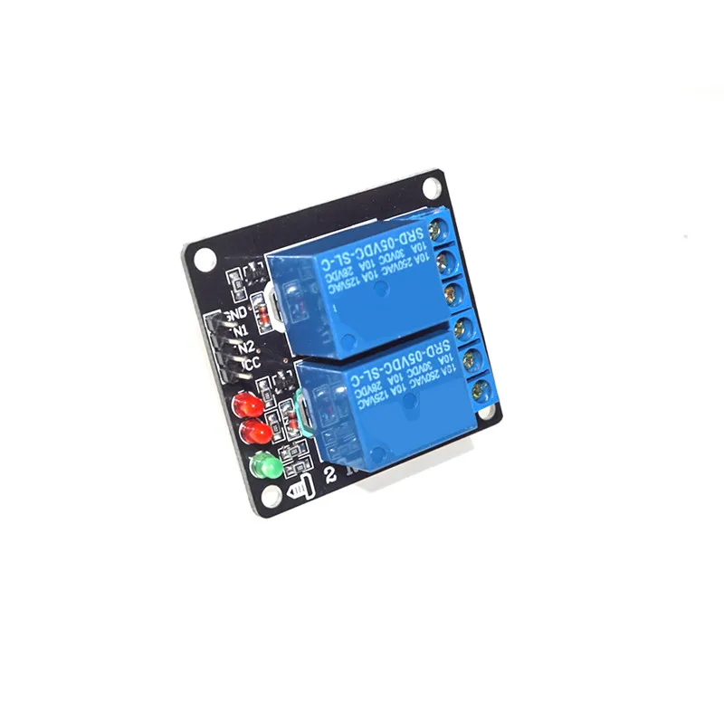 5V 12V 24V 2 Channel Relay Module Optocoupler isolation support high and low level trigger for MCU