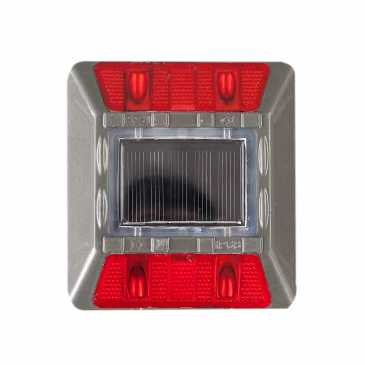 Roadway Safety Traffic Marker Aluminium Reflector Solar Led Road Studs For Highway