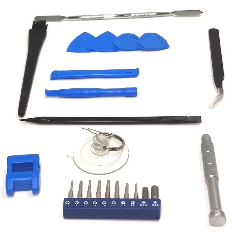 Portable 24 in 1 Disassembled Screwdriver Tool Set Plum Sleeve Magnetic Head Steel Plastic Handle Tool Box