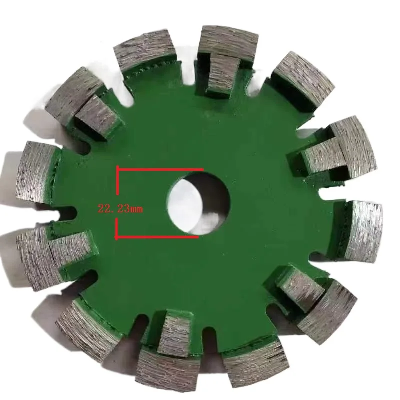 Thickened blade sharp 115mm floor heating diamond laser welding slotted saw blade