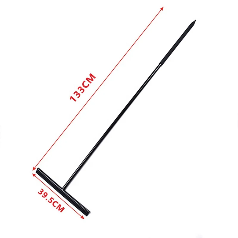 Household Floor Shower Wiper 52 inch Rubber Stainless Steel Floor Squeegee With Long Handle Adjustable