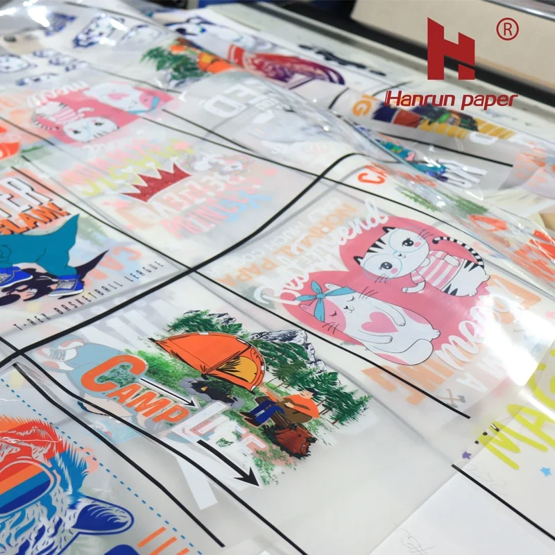 New Wholesale Dtf Film Double Sided 75u 100u Matte Pet Film for Dtf Printer T-shirt Transfer