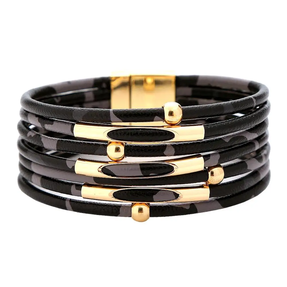 
Модные браслеты из искусственной кожи для женщин 