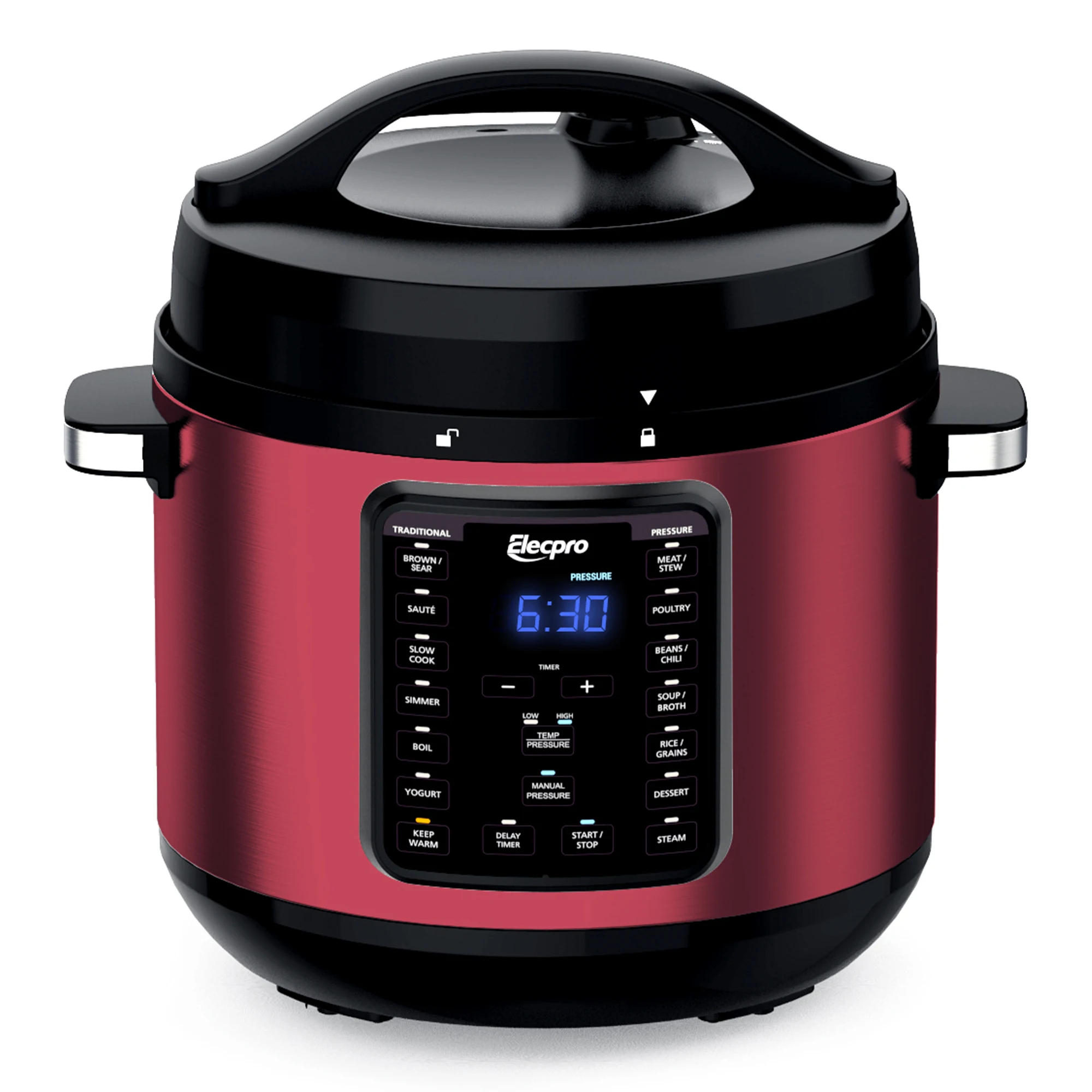 2024 New design 1200w 4L 8L slow pressure cooker multifunction Stainless Steel Electric Pressure Cookers