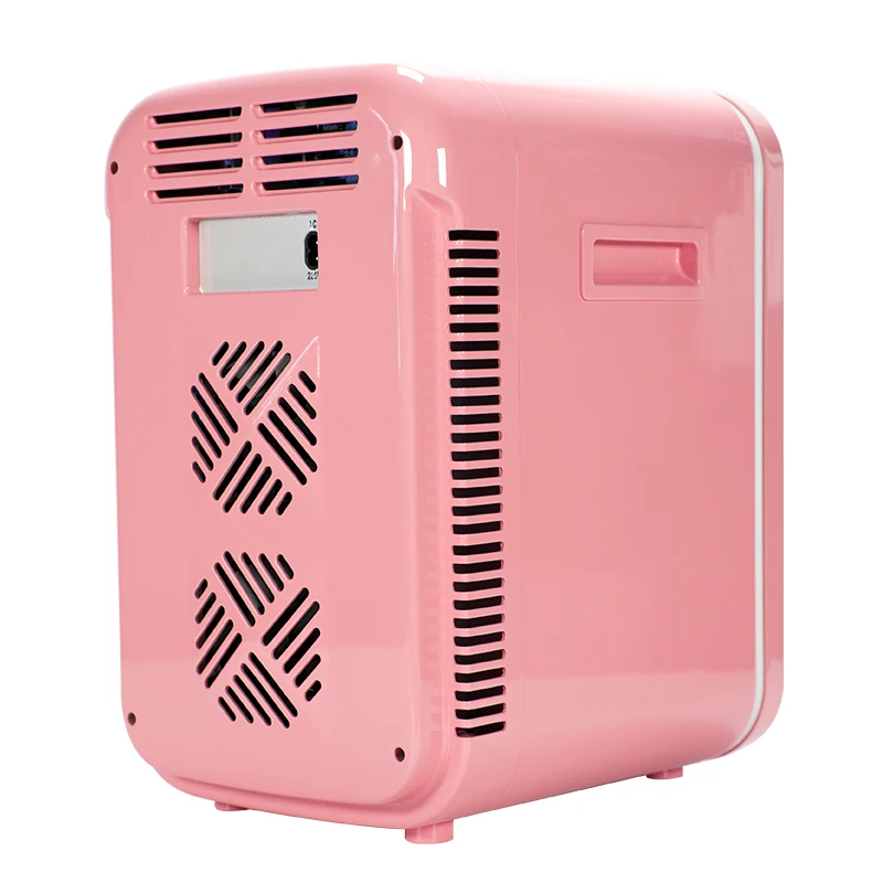 16L small refrigerator skin care fridge glass door mini fridge