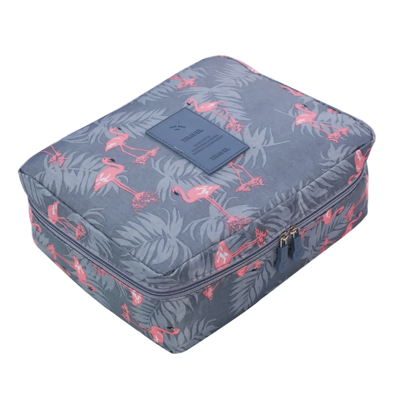 
Cosmetic Bag Custom Private Label Waterproof Polyester Toilet Bag Travel Makeup Cosmetic Bag 