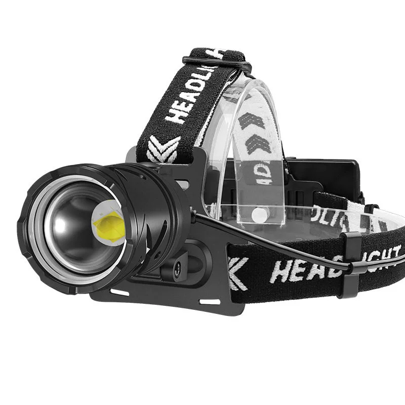 Super Powerful Zoomable Headlamp 3*18650 Type-C USB Hunting Headlight XHP70 30W LED Head Lamp Waterproof Head light Fishing lamp